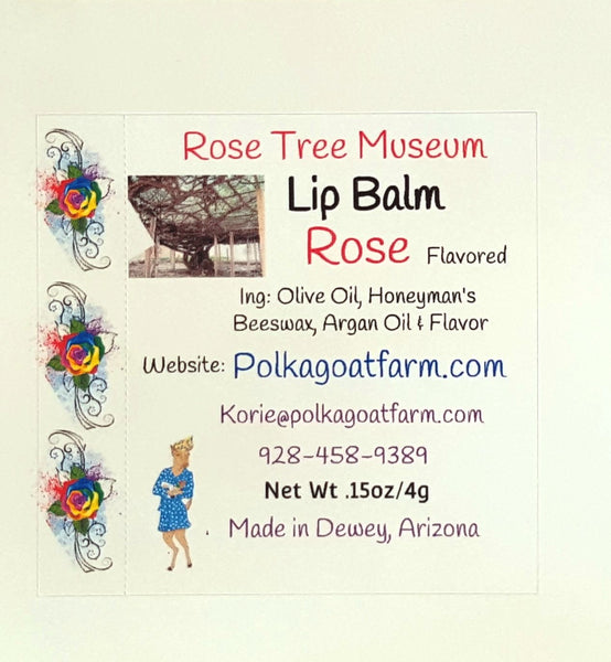 Tombstone, AZ Rose Tree Museum: Rose Lip Balm