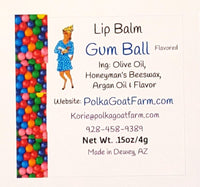 Gum Ball Flavored Lip Balm